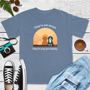 They're Not Strays, They're Just Pre-Family (Blue Jean, Terracotta, Ivory, Seafoam)