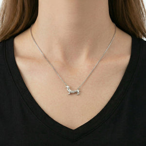 Dachshund Lover Charm Necklace