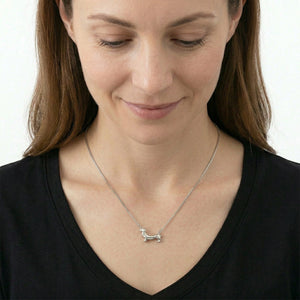 Dachshund Lover Charm Necklace