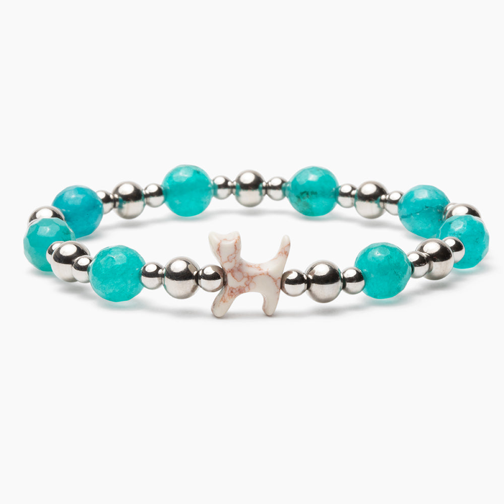 STRĀ Cat Beaded Bracelet
