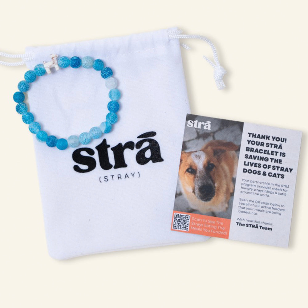 STRA Cat Natural Blue Fossil Bracelet