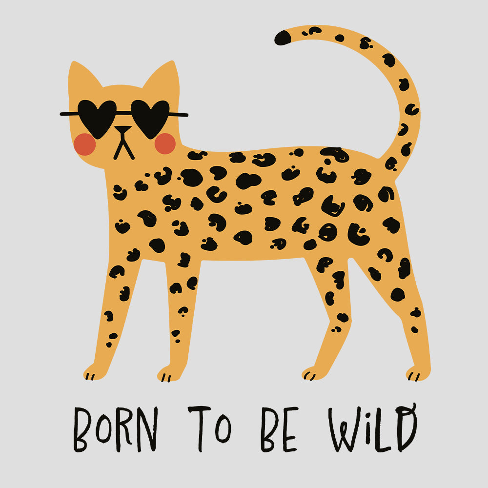 Born To Be Wild - Cats Tee (Crunchberry, Terracotta, White)