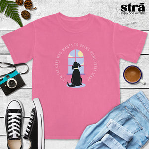 I'm The Girl Who Wants To Bring Home Every Stray Tee (Terracotta, Berry, Crunchberry, Violet, Blue Jean)