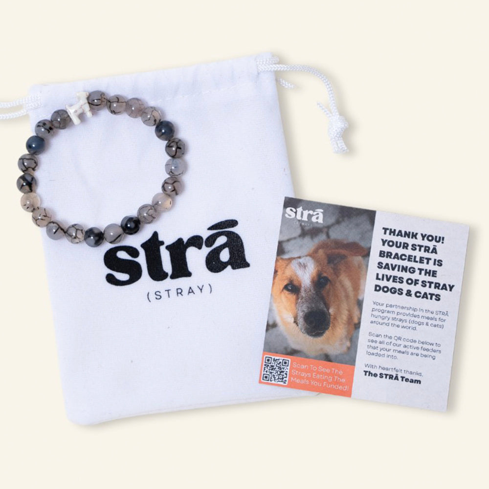 STRĀ Dog Beaded Bracelet