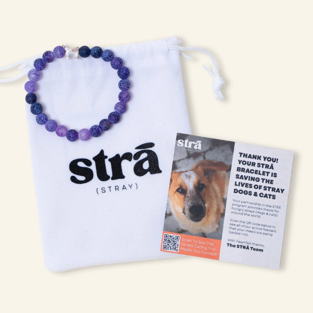 STRĀ Dog Beaded Bracelet