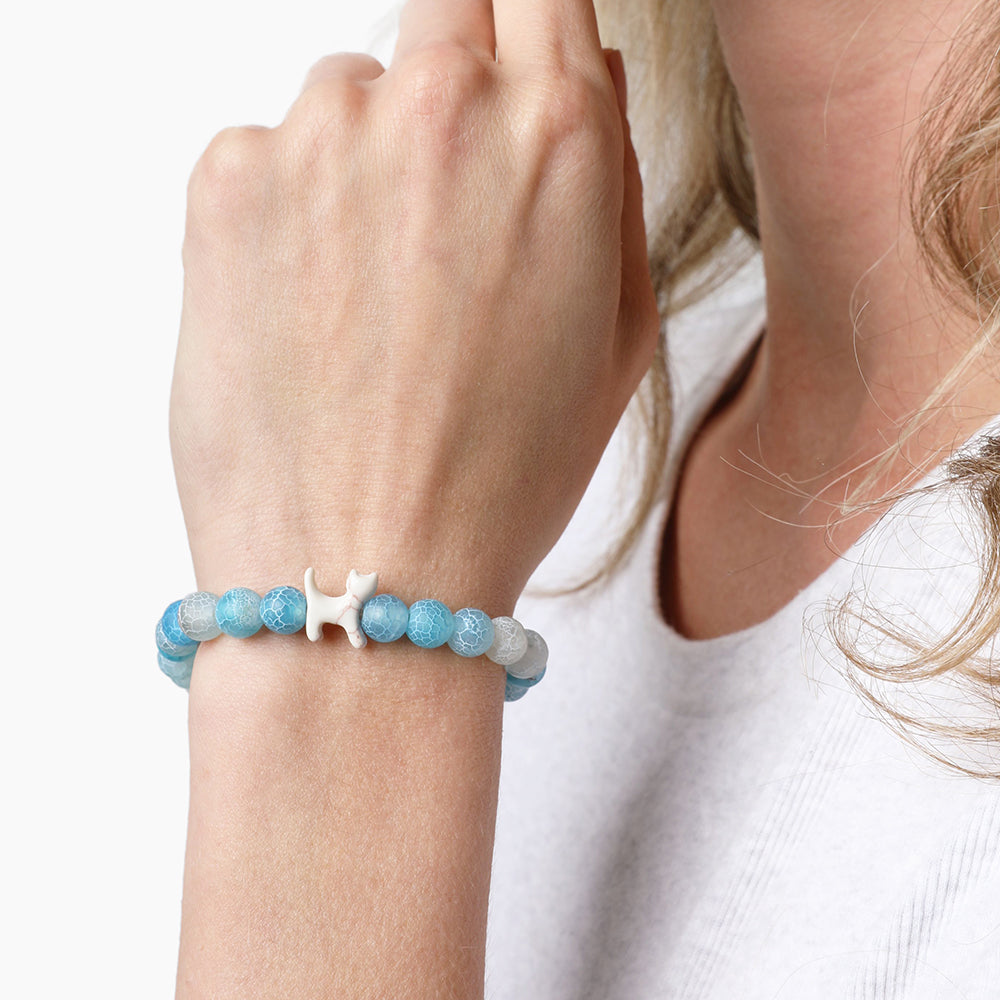 STRĀ Cat Beaded Bracelet
