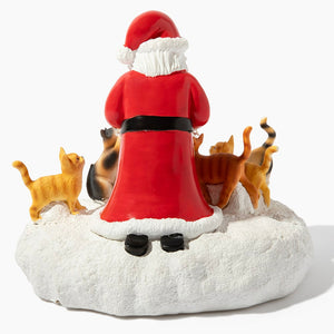 Santa’s Light Of Hope- A Cat’s Christmas Wish Inspirational Collectible Figurine- Helps Feed Shelter Cats in Need