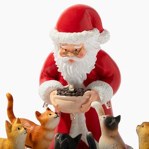 Santa’s Light Of Hope- A Cat’s Christmas Wish Inspirational Collectible Figurine- Helps Feed Shelter Cats in Need