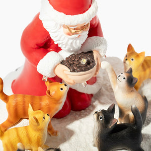 Santa’s Light Of Hope- A Cat’s Christmas Wish Inspirational Collectible Figurine- Helps Feed Shelter Cats in Need