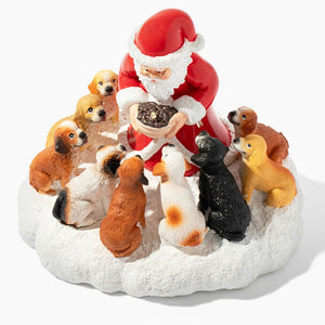 Santa’s Light Of Hope- A Dog’s Christmas Wish Inspirational Collectible Figurine- Helps Feed Shelter Dogs in Need