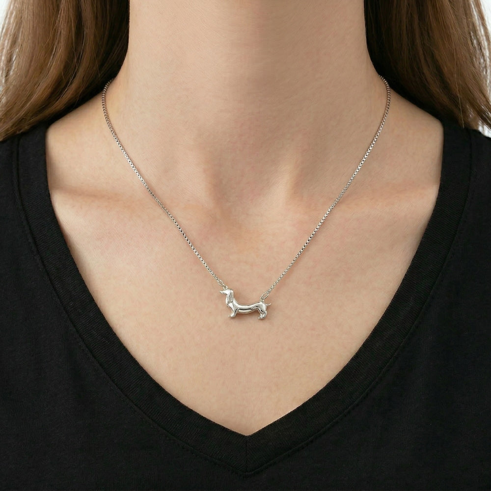 Dachshund Lover Charm Necklace