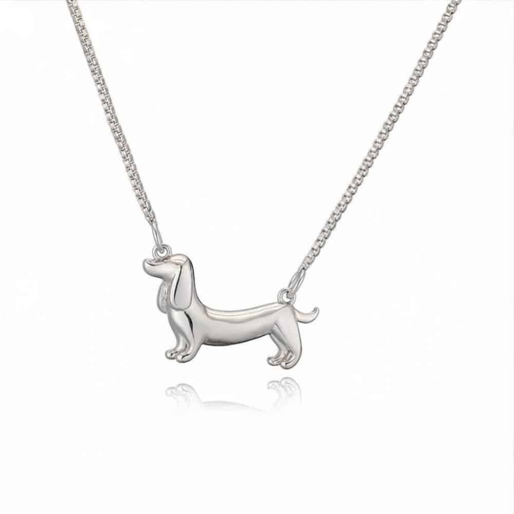 Dachshund Lover Charm Necklace