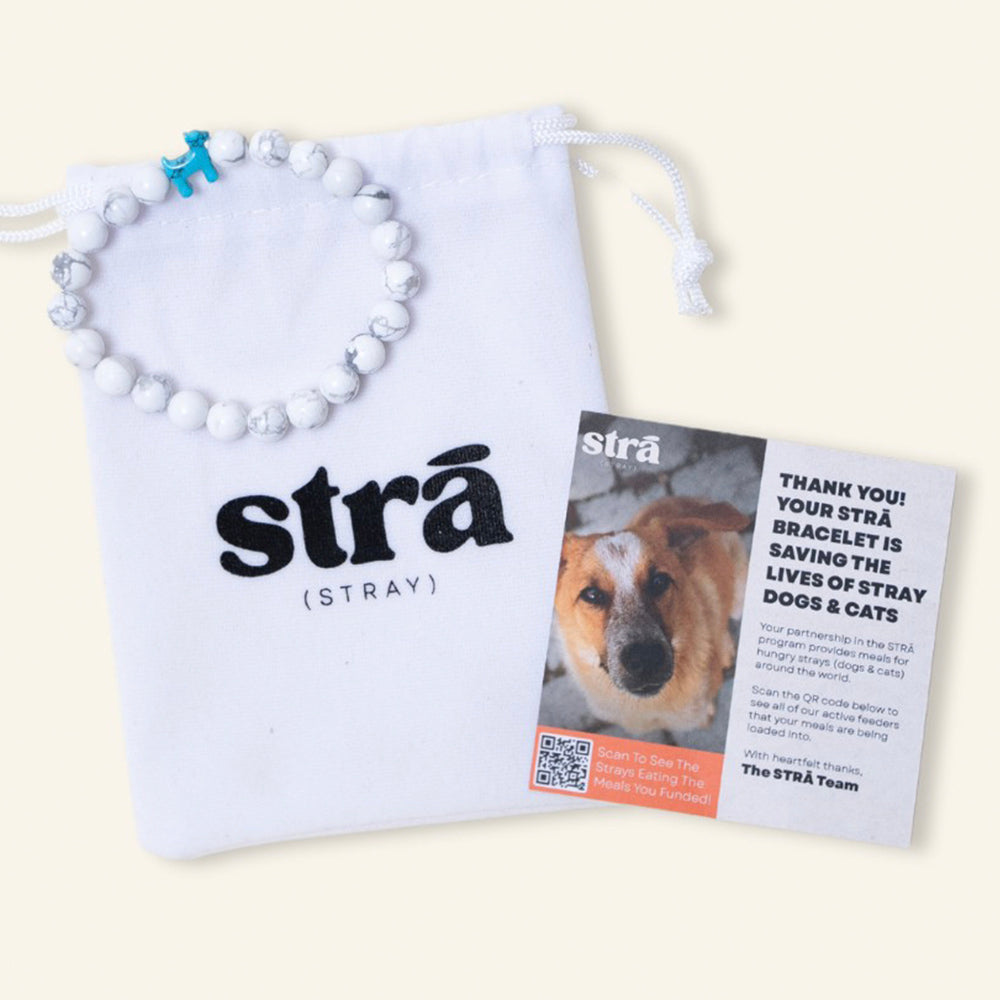 STRĀ Dog Beaded Bracelet