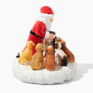 Santa’s Light Of Hope- A Dog’s Christmas Wish Inspirational Collectible Figurine- Helps Feed Shelter Dogs in Need